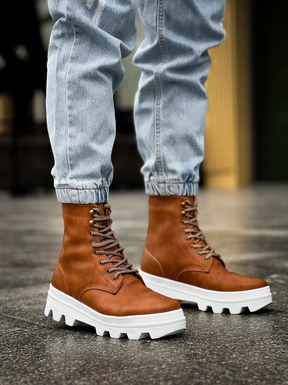 Yüksek Taban Ayakkabı B-023 Taba UP