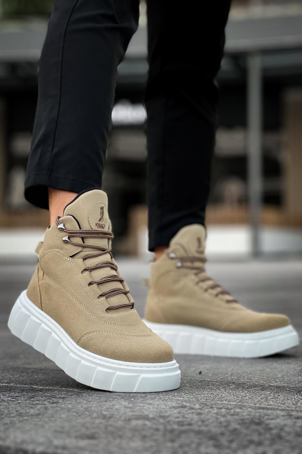 Yüksek Taban Bot 104 Vizon Süet UP