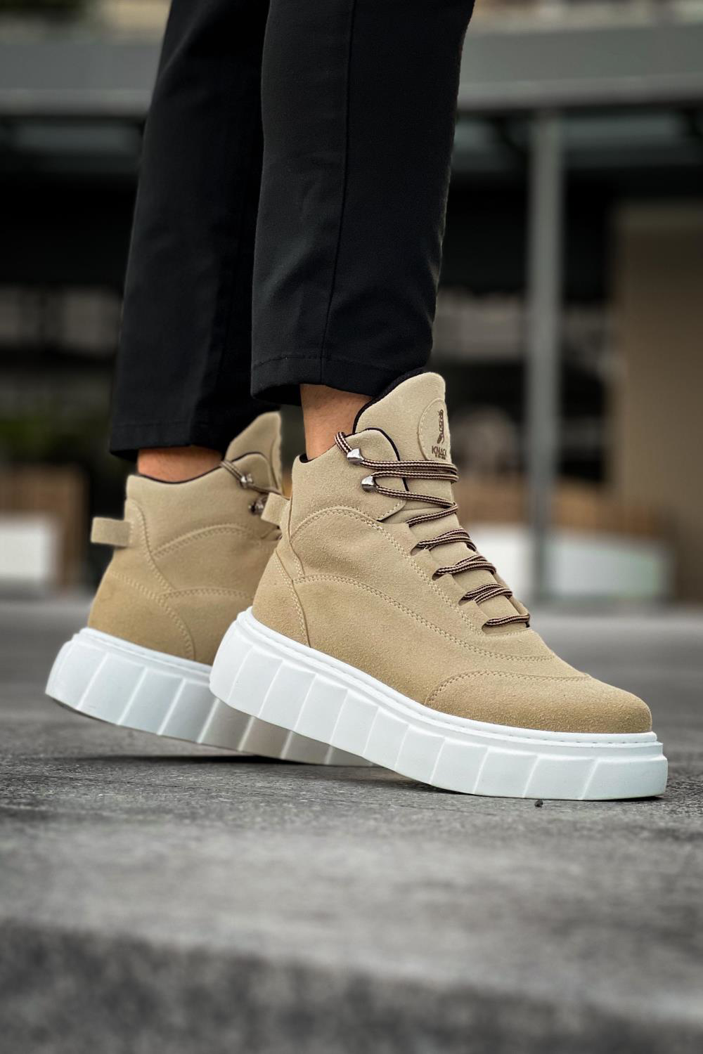 Yüksek Taban Bot 104 Vizon Süet UP