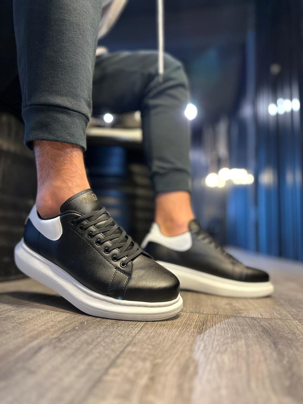 Yüksek Taban Günlük Ayakkabı 043 Siyah