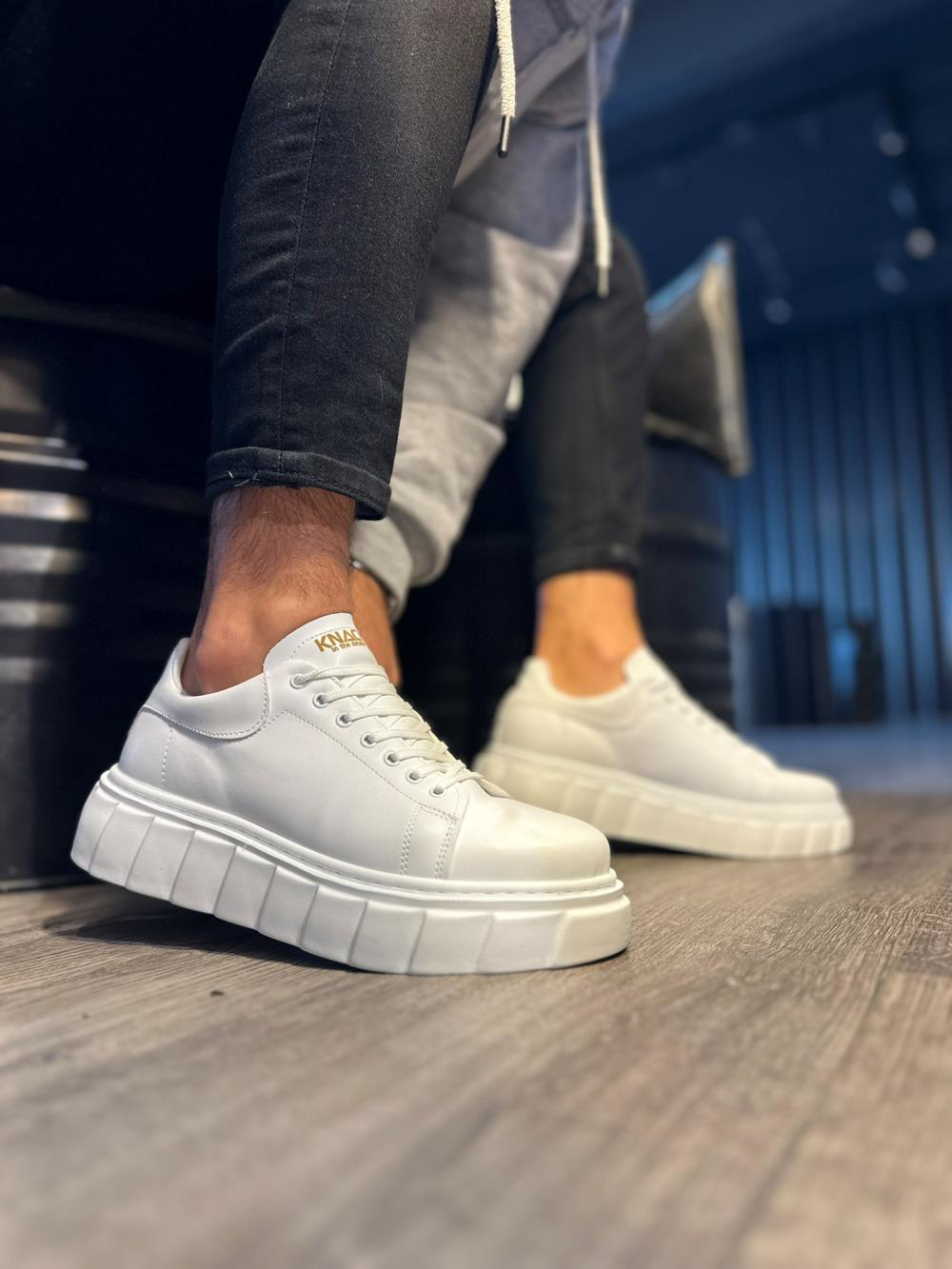 Yüksek Taban Günlük  Ayakkabı 144  Beyaz