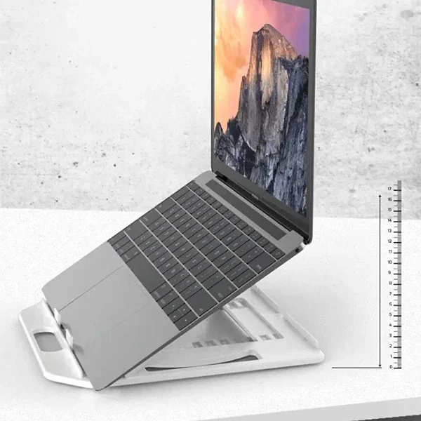 Yükseklik Ayarlı Laptop Standı Tablet Telefon Tutucu - 360° Katlanabilir