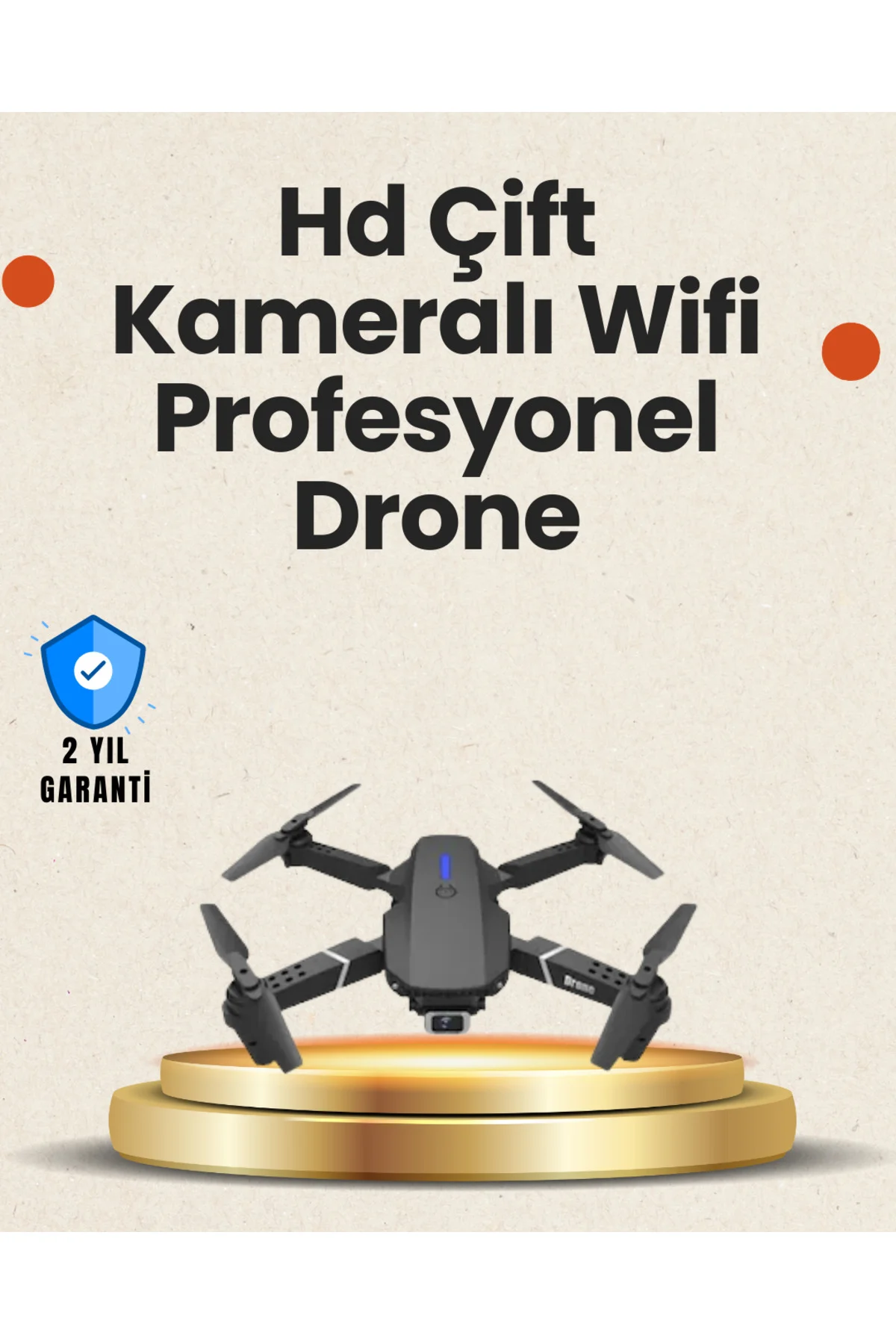 Yükseklik Sabitlemeli Katlanabilir Drone 1080P 4K Kamera Seçenekl