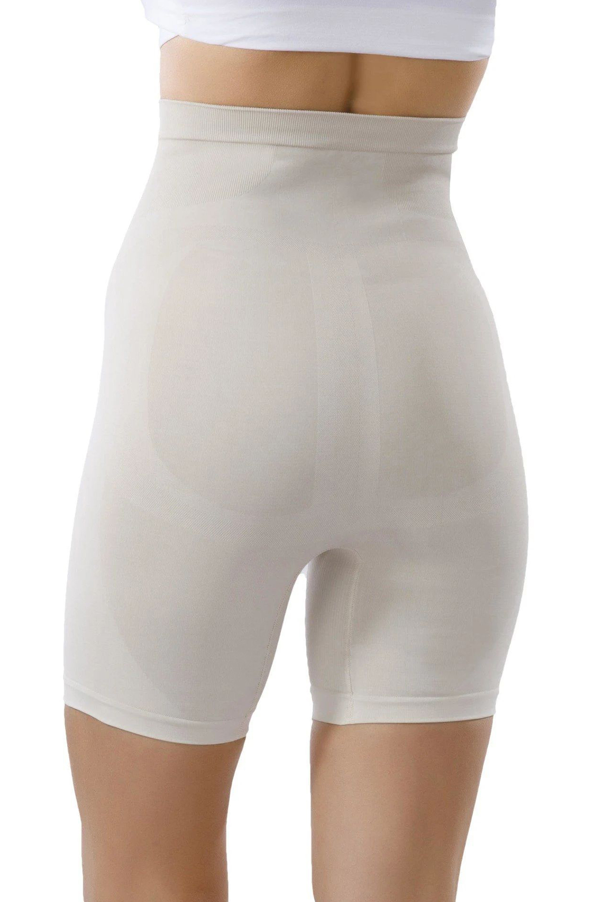 Just Cheap Store Yüksel Bel Paçalı Korse 11003 - Beyaz