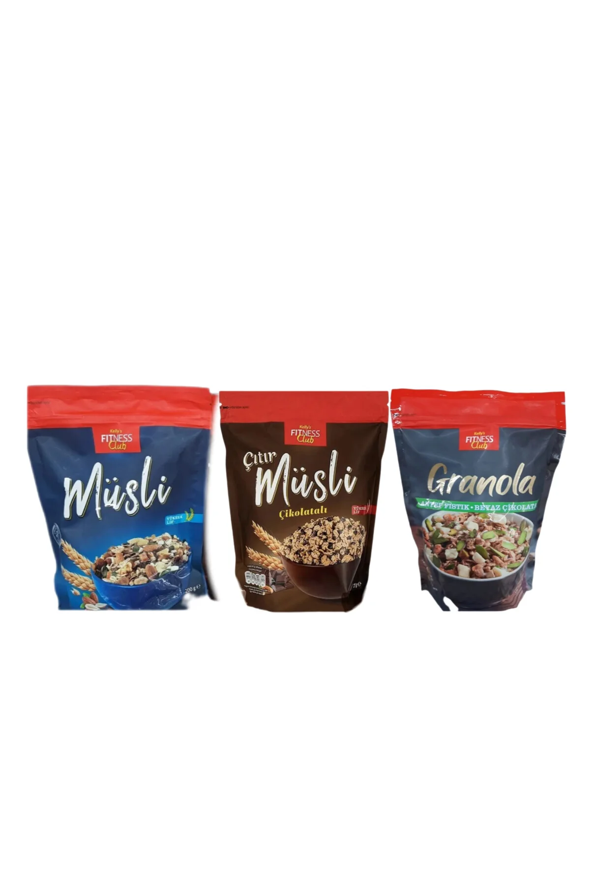 Yulaf Ezmesi 350 Gr & Müsli 275 Gr & Granola 300 Gr Antep Fıstık -beyaz Çikolata
