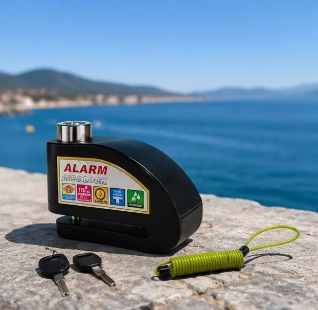 Yuma 110 dB Alarmlı Yüksek Güvenlikli Motosiklet Disk Kilidi Yuma 110 dB Alarmlı Yüksek Güvenlikli Motosiklet Disk Kilidi