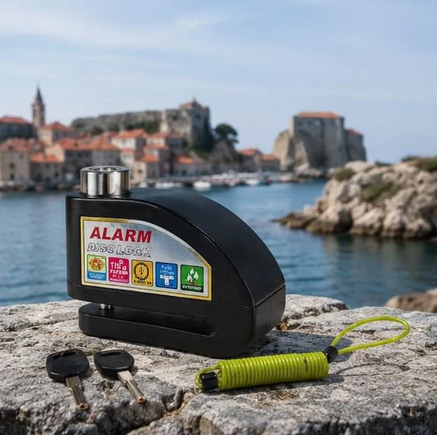 Yuma 110 dB Alarmlı Yüksek Güvenlikli Motosiklet Disk Kilidi Yuma 110 dB Alarmlı Yüksek Güvenlikli Motosiklet Disk Kilidi