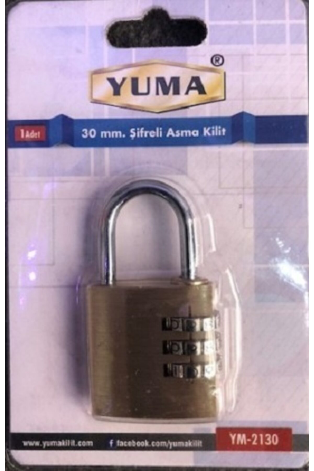 Yuma Şifreli Asma Kilit 30 mm