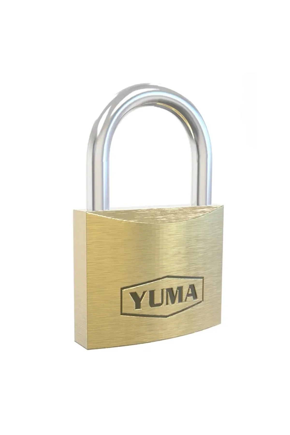 Yuma Türk Malı Pirinç Kısa Asma Kilit 32 mm