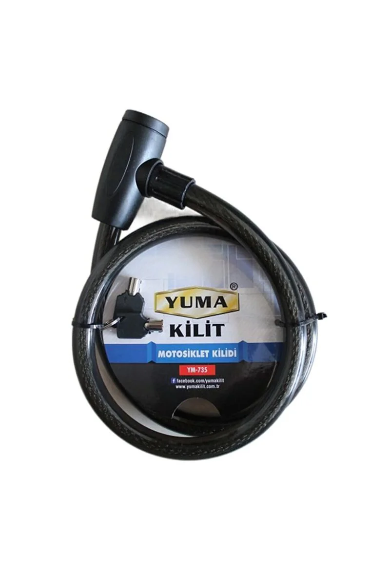 Yuma YM-735 Motorsiklet Kilidi – 120 Cm 20 Mm Çelik Zincir Kilitleme Fiyatı, Yorumları ve Özellikleri