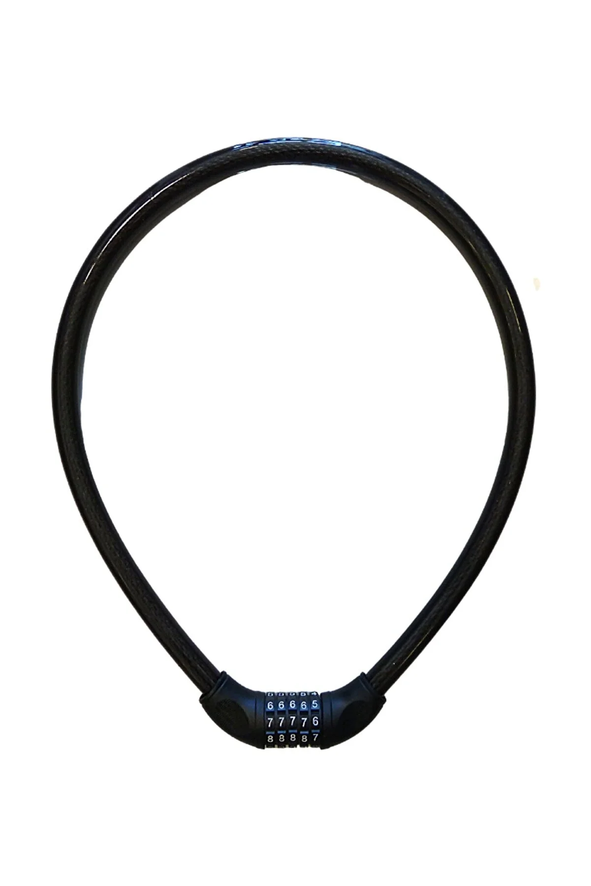 Yuma Ym-747 120cm 20mm 5 Şifreli Siyah Motorsiklet Kilidi