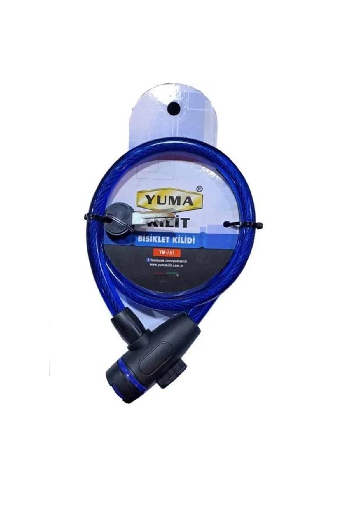 Yuma Ym-751 80 Cm 12 Mm Bisiklet Kilidi Yuma Ym-751 80 Cm 12 Mm Bisiklet Kilidi