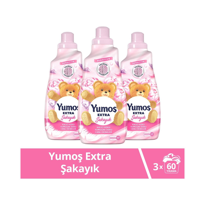 Yumoş  Extra Konsantre Çamaşır Yumuşatıcısı Şakayık 1440 X3