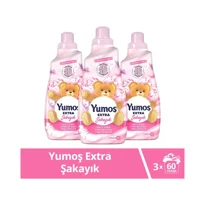Yumoş Extra Konsantre Çamaşır Yumuşatıcısı Şakayık 1440 X3