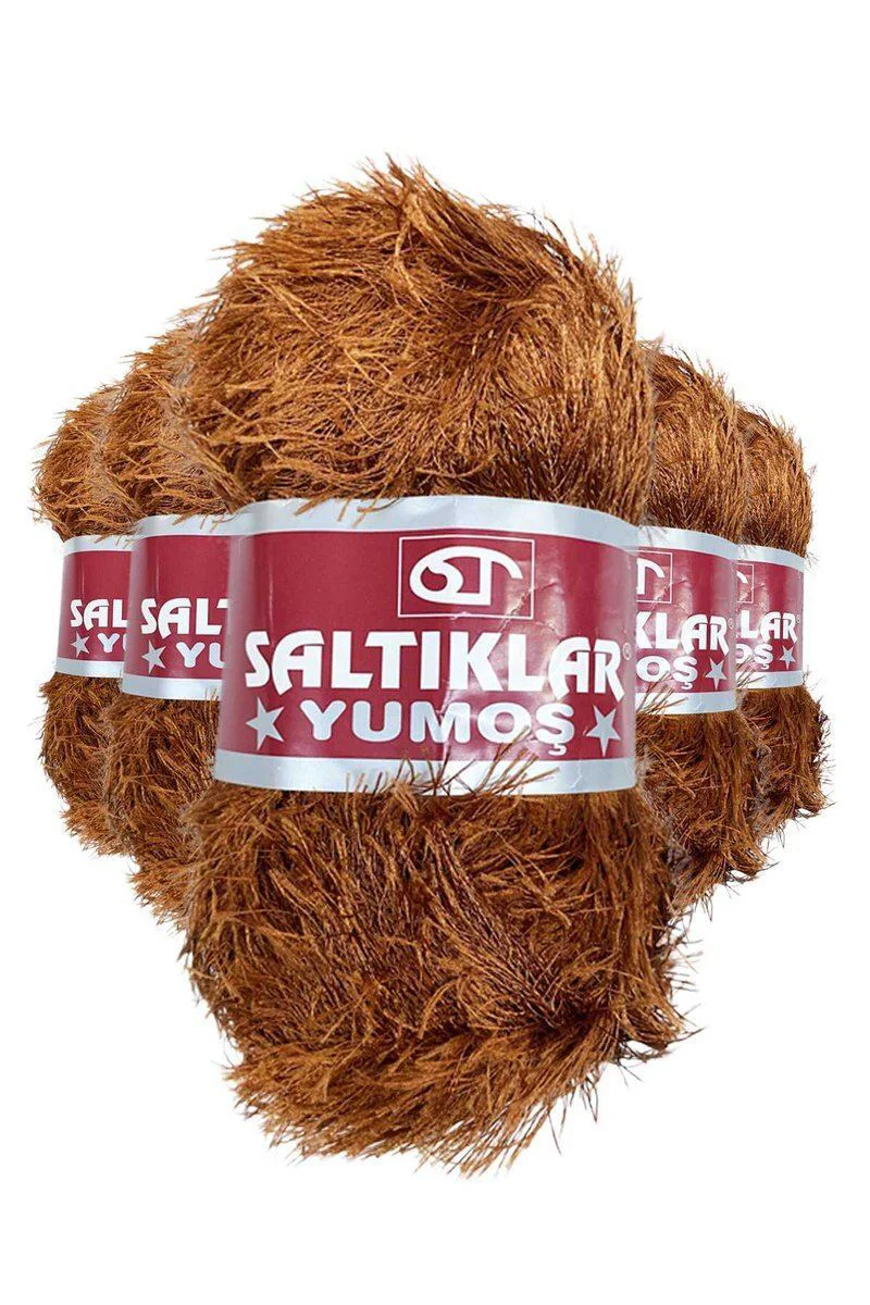 Yumoş Sakallı El Örgü İpi – 5'li Set, 100g, 140m, %100 Polyester Yumoş Sakallı El Örgü İpi – 5'li Set, 100g, 140m, %100 Polyester