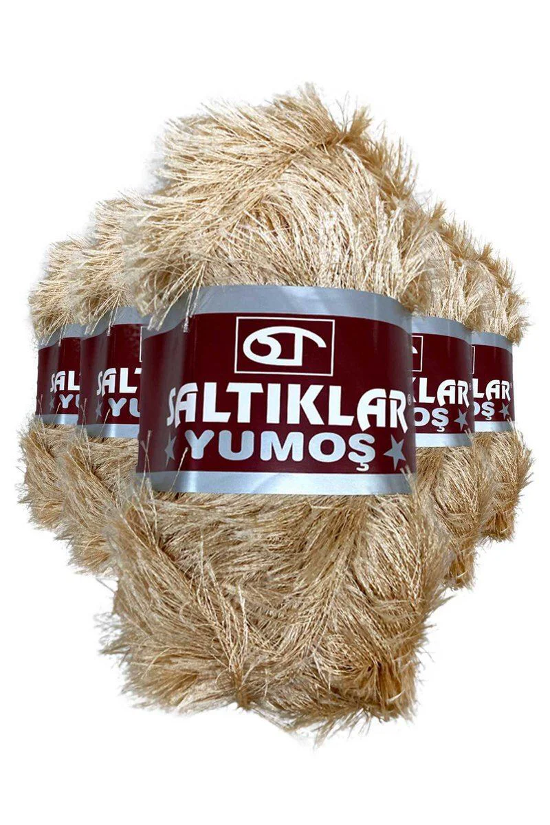 Yumoş Sakallı El Örgü İpi - 5'li Paket, 100 Gram, 140 Metre, %100 Polyester Fiyatı, Yorumları ve Özellikleri