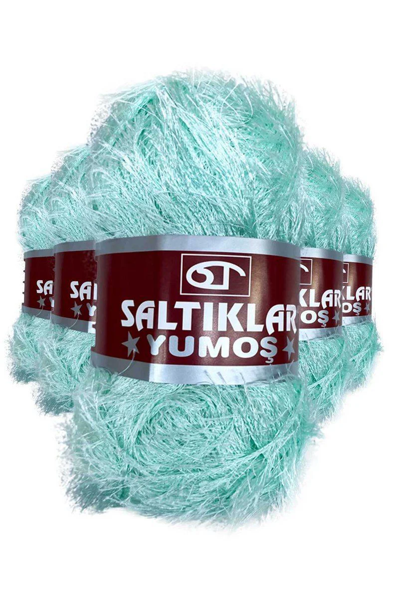 Yumoş Sakallı El Örgü İpi – 5'li Paket, %100 Polyester, 100g/140m Yumoş Sakallı El Örgü İpi – 5'li Paket, %100 Polyester, 100g/140m
