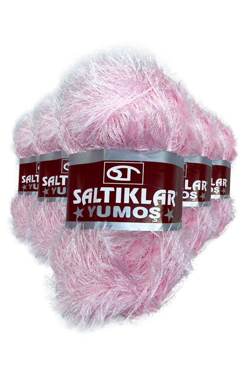 Yumoş Sakallı El Örgü İpi – 5'li Paket %100 Polyester Amigurumi ve Örgü İşi İçin