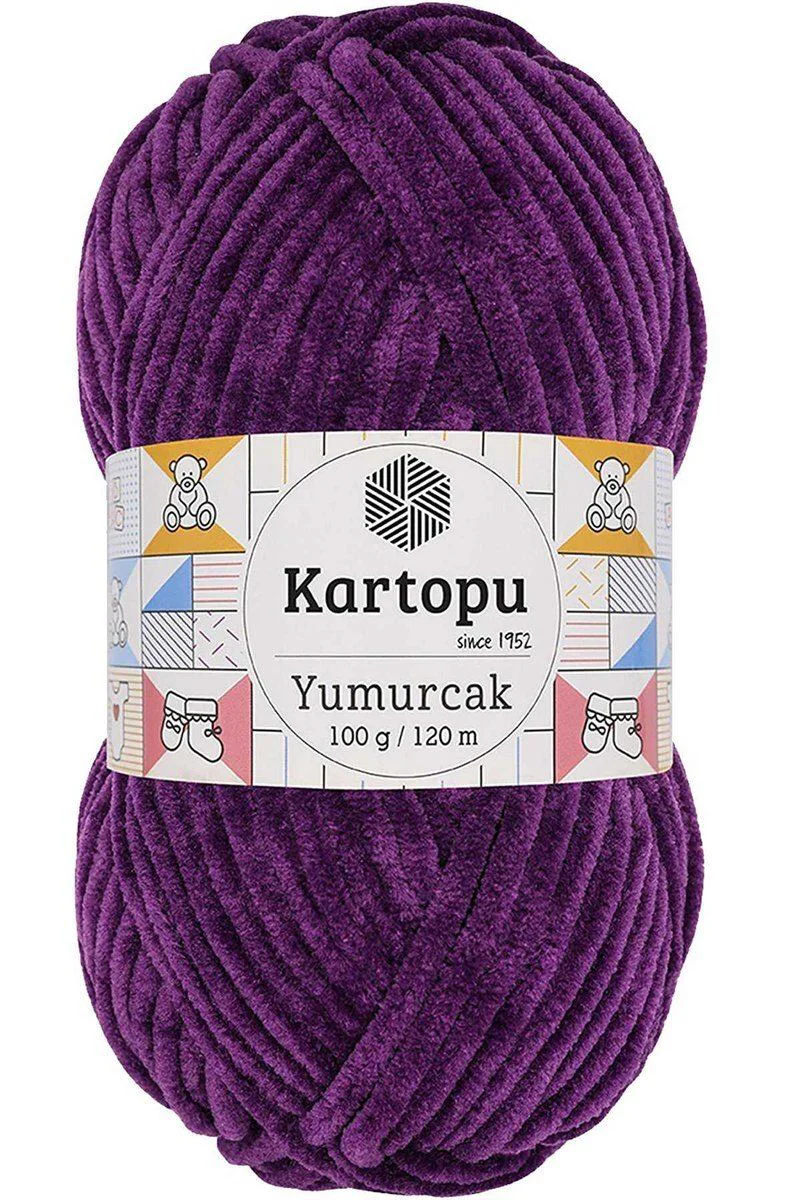 Yumurcak Kadife El Örgü İpi Açık Mor K719 - 100g Polyester Örgü İpi Fiyatı, Yorumları ve Özellikleri