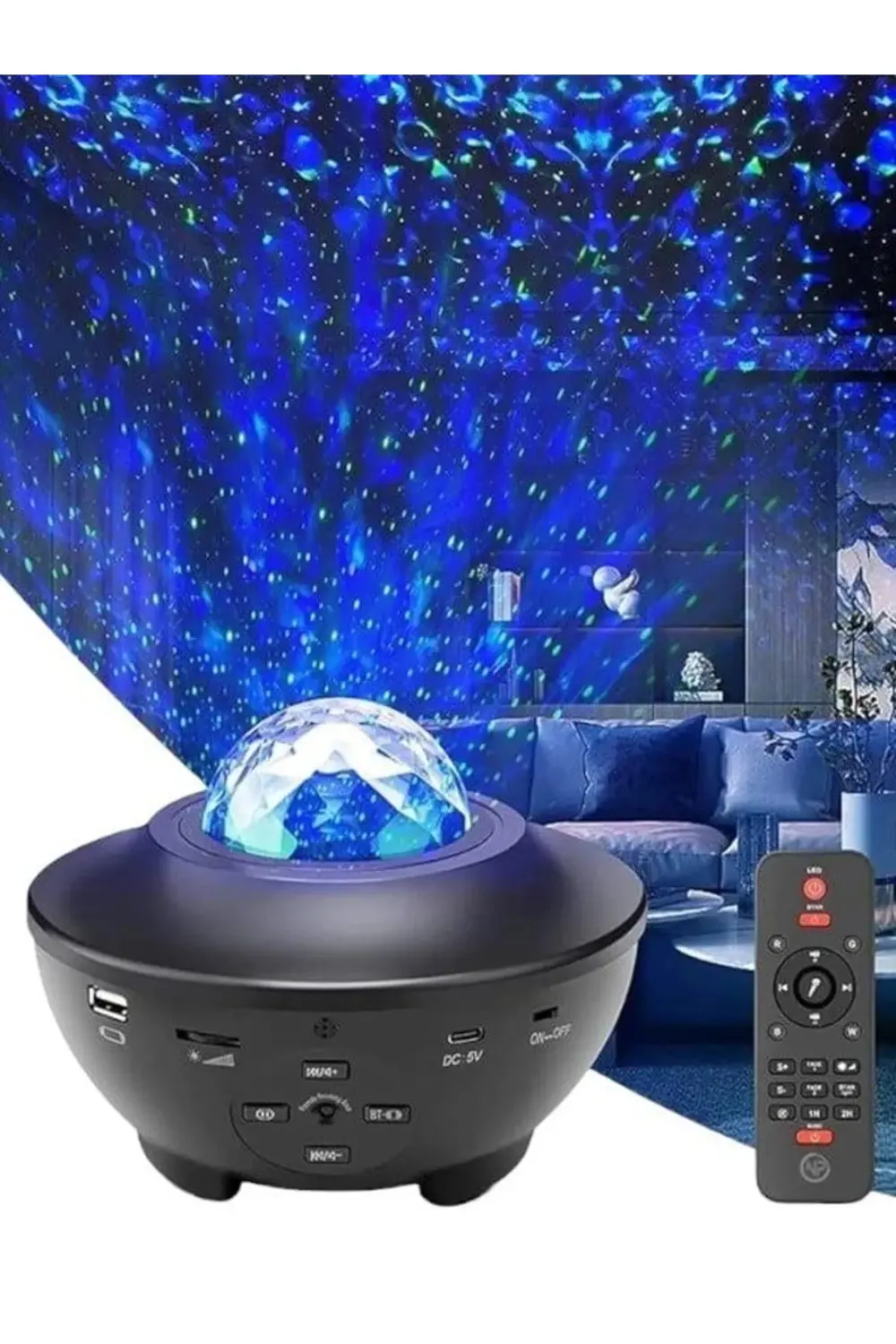 Yumurta Görünümlü Yıldızlı Projeksiyon