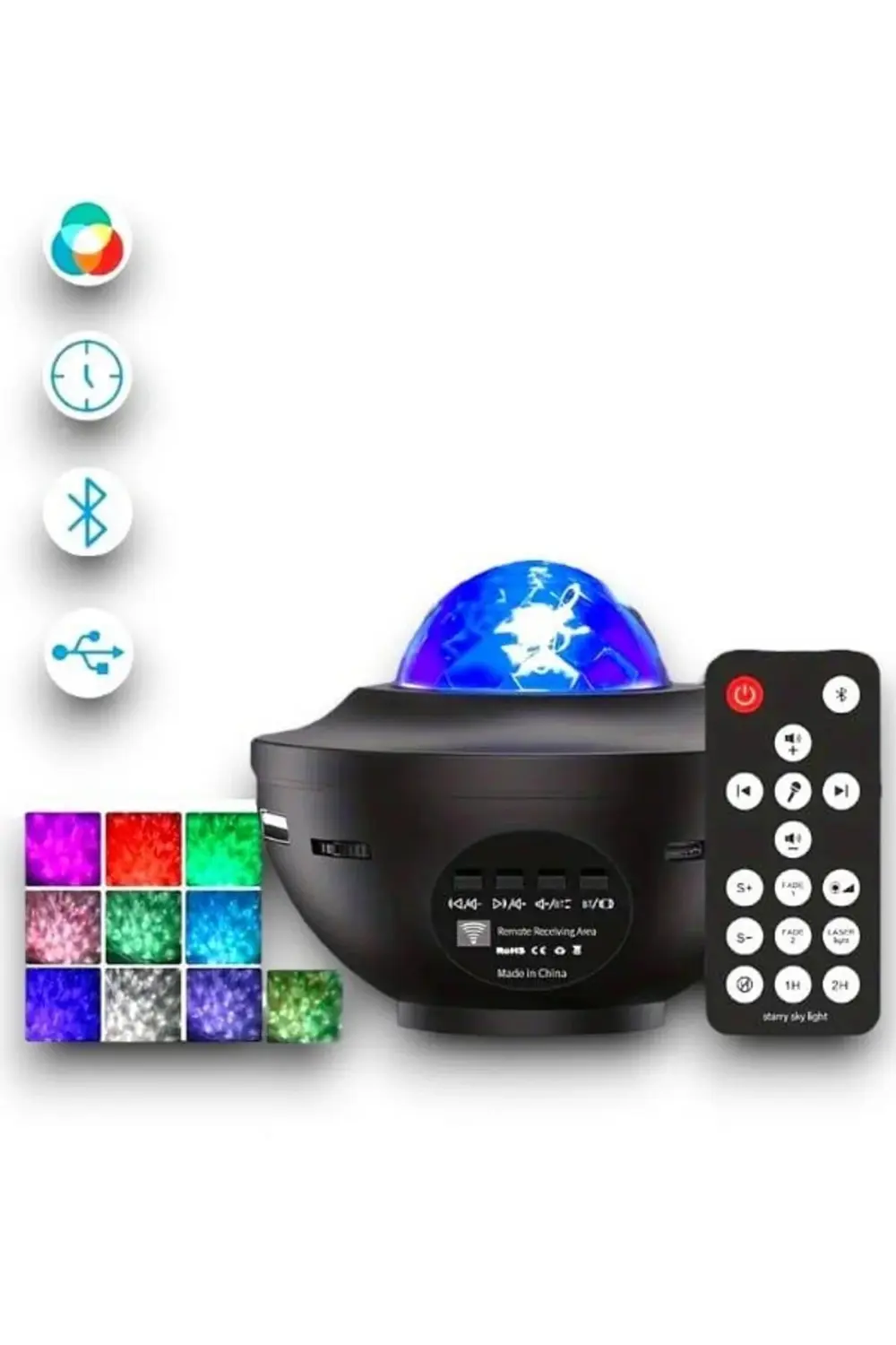 Yumurta Görünümlü Yıldızlı Projeksiyon