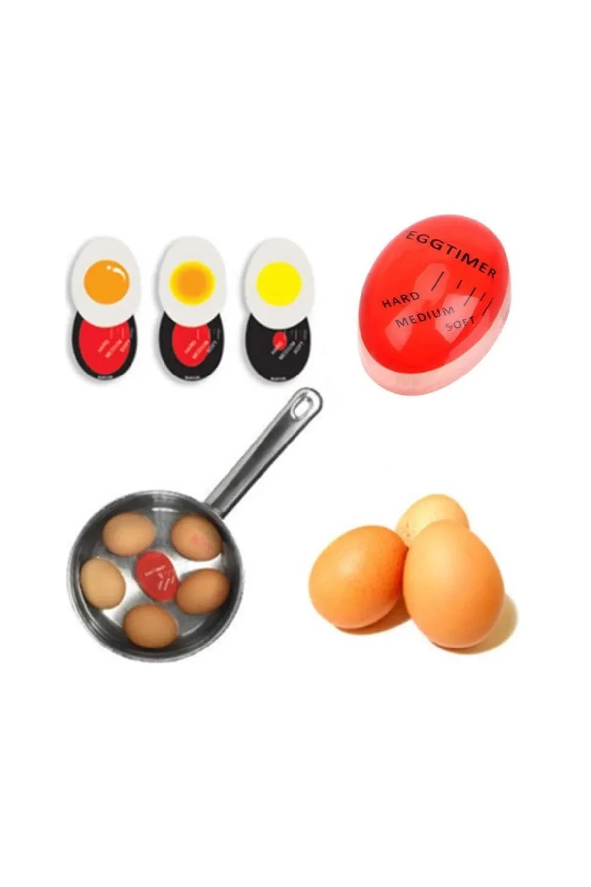 Yumurta Haşlama Aparatı Dublör Yumurta Pişirme Aleti Egg Timer