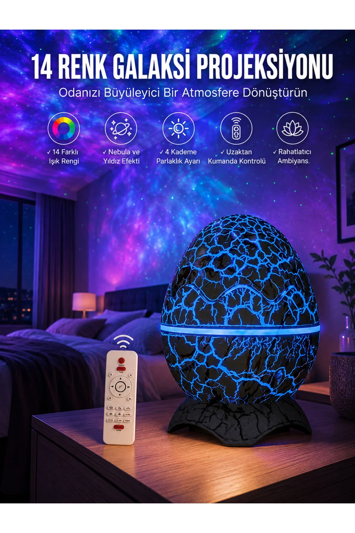 Yumurta Şeklinde Su Dalgalı Bluetooth Speaker Lamba Renkli Şarjlı Yeni Nesil Yumurta Şeklinde Su Dalgalı Bluetooth Speaker Lamba Renkli Şarjlı Yeni Nesil