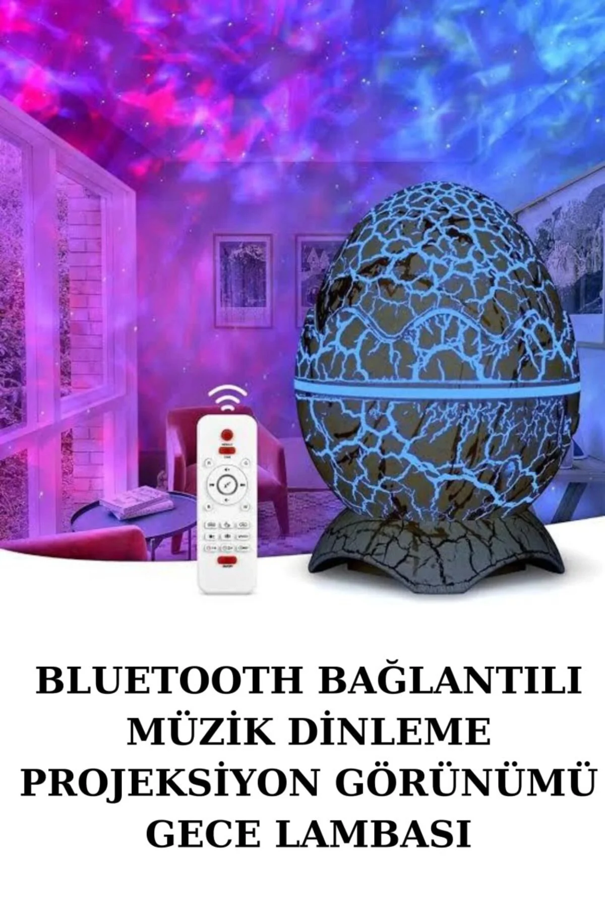 Yumurta Şeklinde Su Dalgalı Bluetooth Speaker Lamba Renkli Şarjlı Fiyatı, Yorumları ve Özellikleri