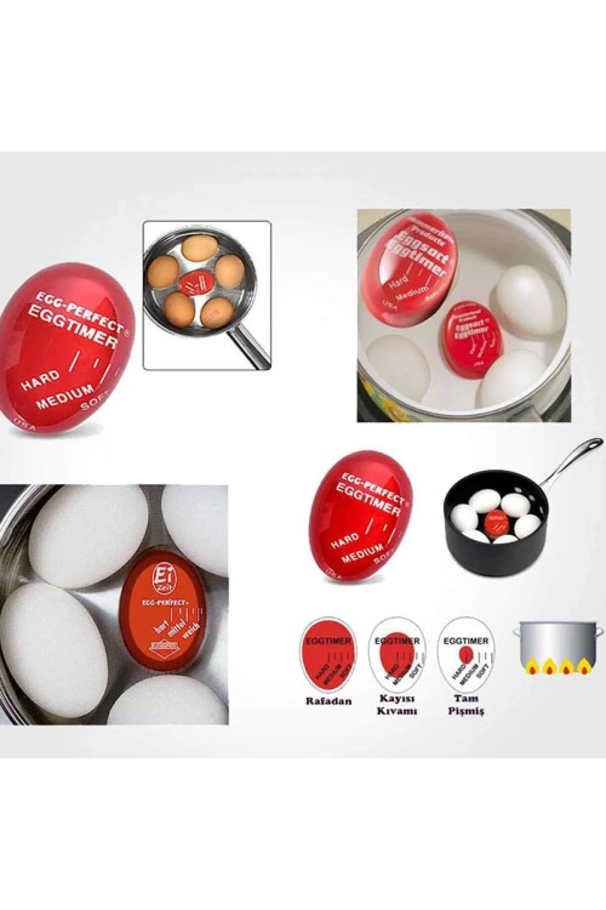 Yumurta Zamanlayıcı Dublör Yumurta Egg Timer, Yumurta Pişirme Zam