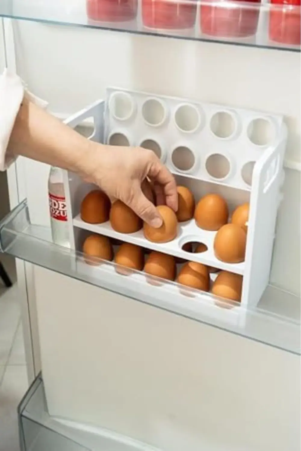 Yumurtalık Buzdolabı Raf Düzenleyici – 30’lu Yumurta Kutusu | 3 K