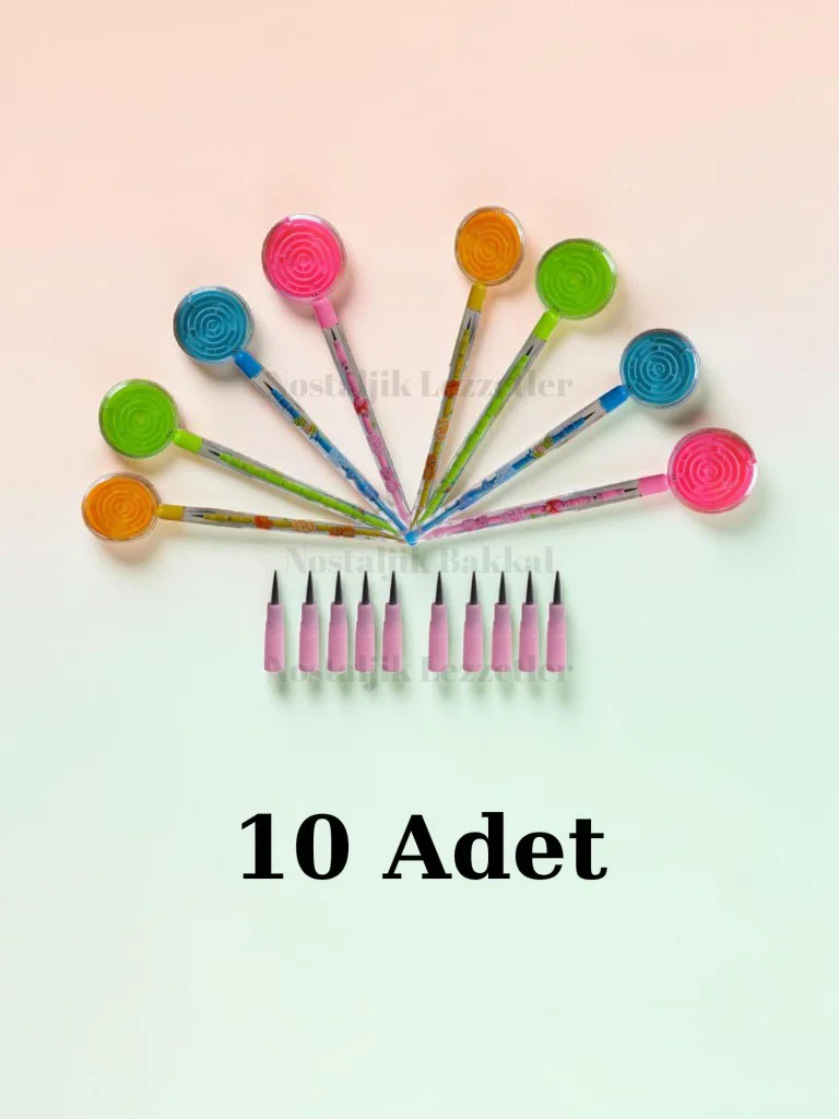 Yumurtlayan 10 Adet Labirent Kalem