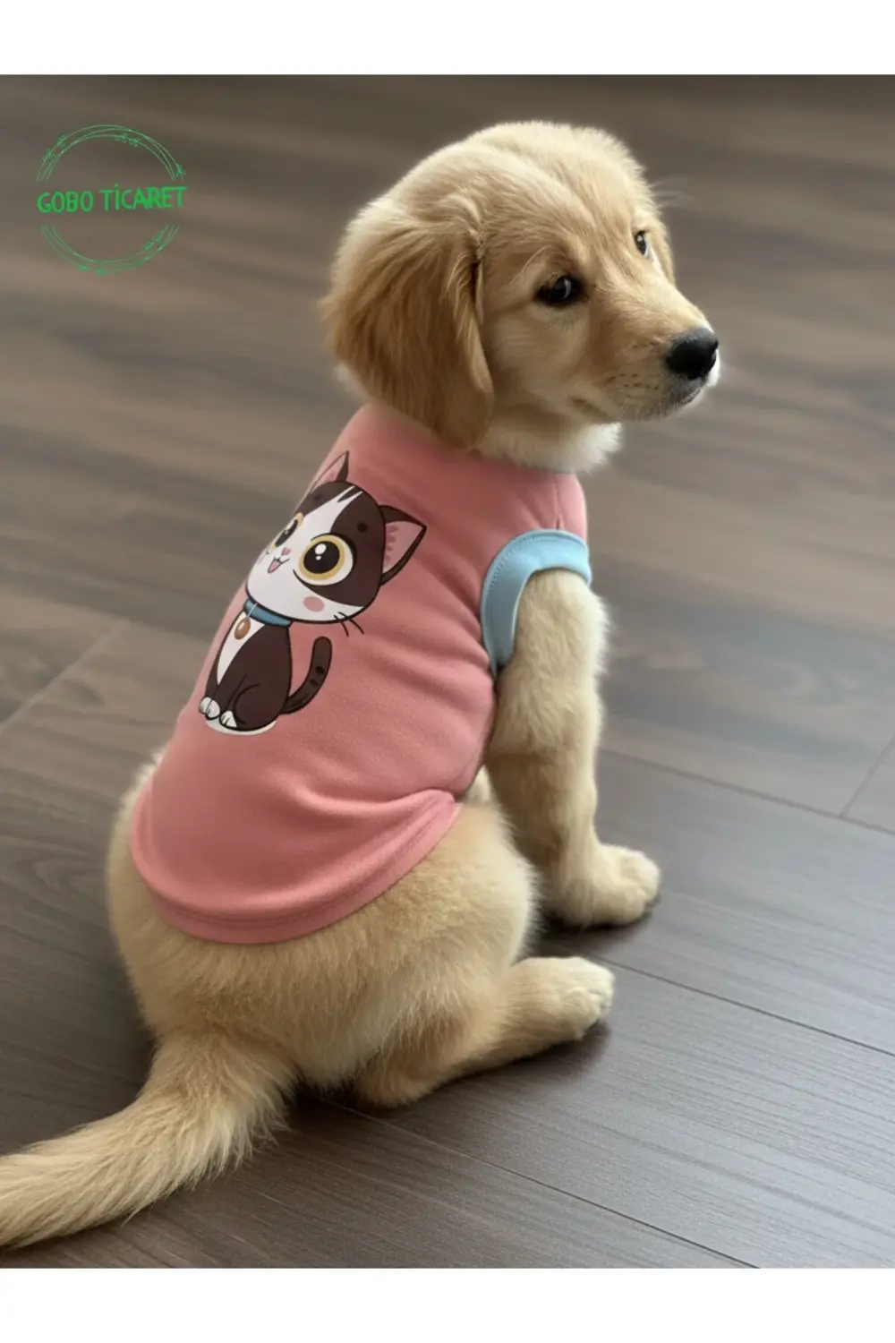 Yumuşacık Şeker Pembe Kedi ve Köpek Kıyafeti Elbisesi Farklı Mode