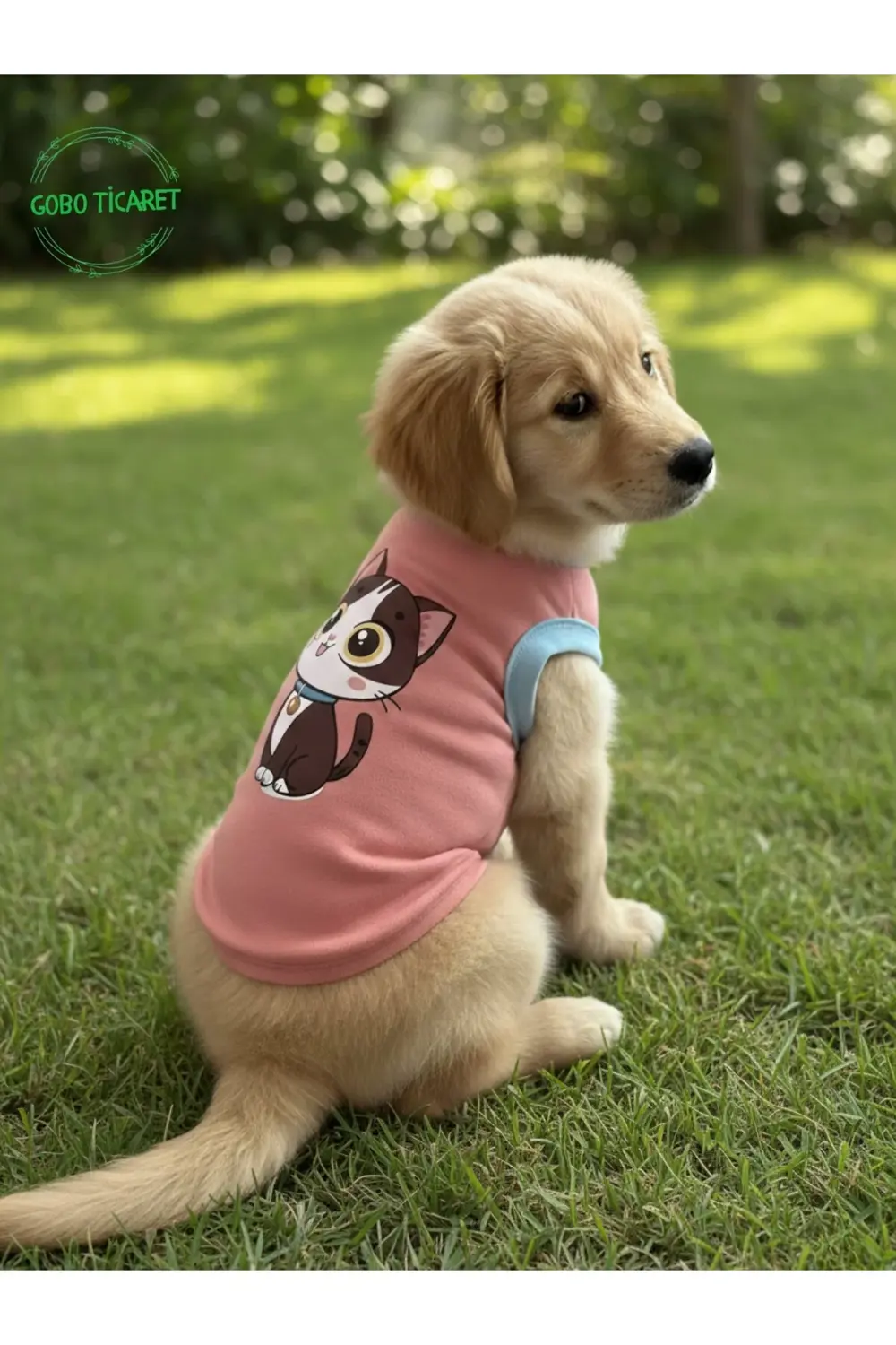 Yumuşacık Şeker Pembe Kedi ve Köpek Kıyafeti Elbisesi Farklı Mode