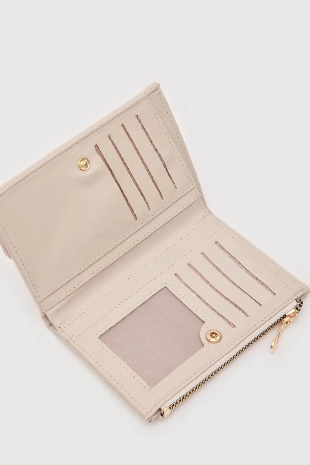 Yumuşak Deri Dikdörtgen Cüzdan Gale Haki Yeşil