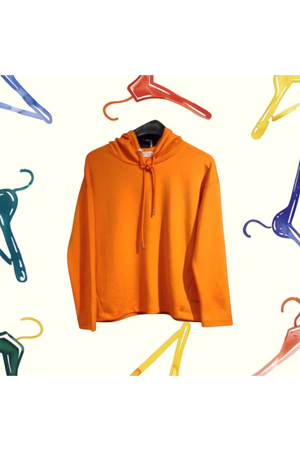 Yumuşak Dokulu Modal İçeren Kapüşonlu Kadın Sweatshirt