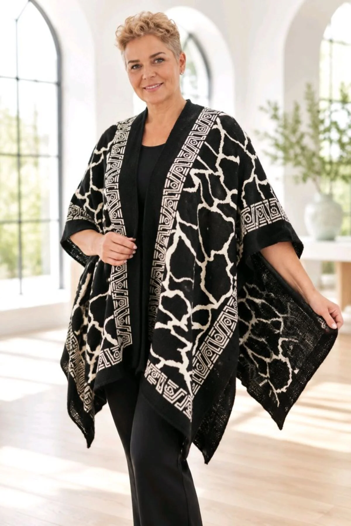 Yumuşak Dokunuşlu Oversize Premium Kürk Mont