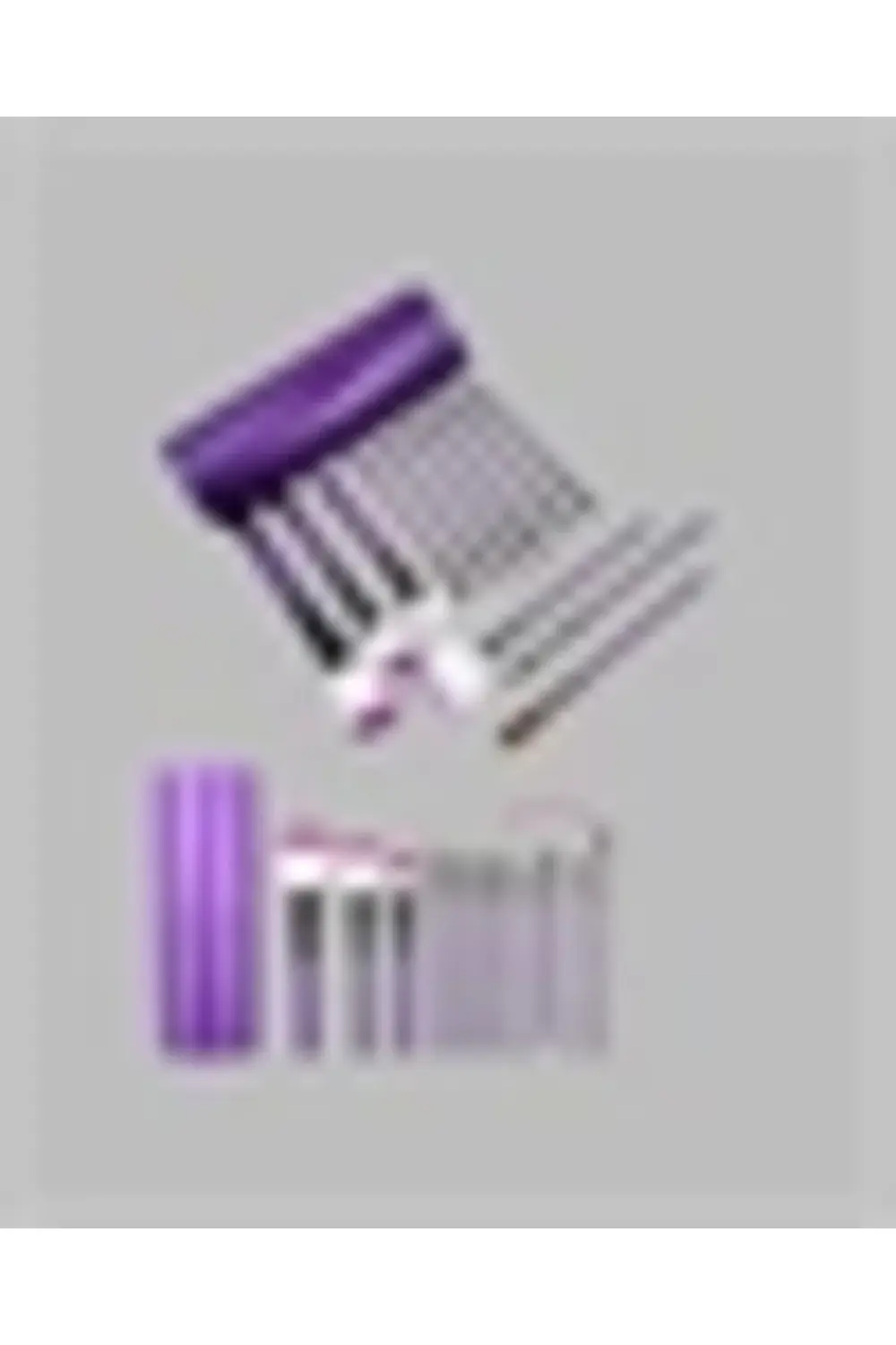 Yumuşak Fiber Kıllardan Oluşan 12'li Makyaj Fırçası Seti Göz Farı