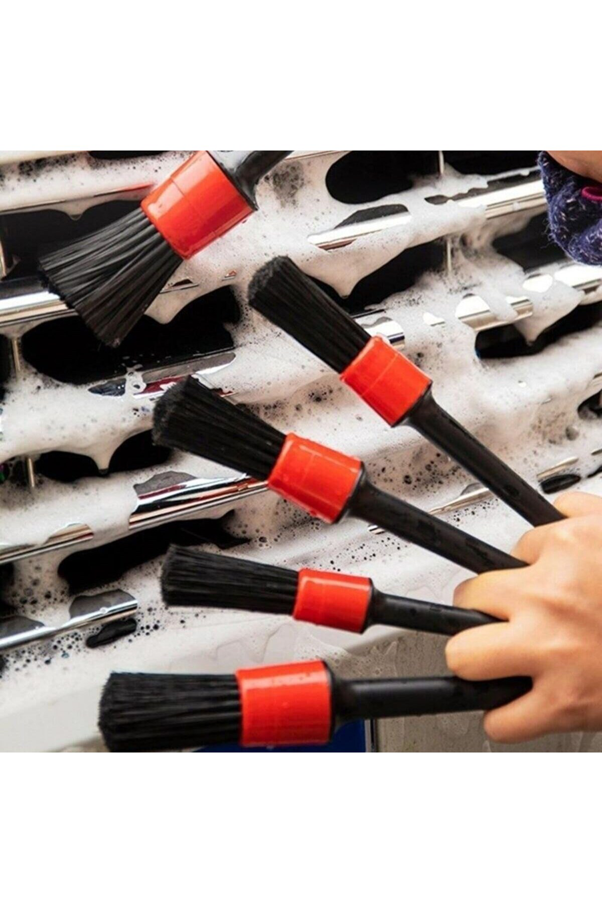 Ok Aksesuar Yumuşak Kıllı İç Ve Dış Temizlik İçin 5+1 Detaylı Araç Oto Temizl Ok Aksesuar Yumuşak Kıllı İç Ve Dış Temizlik İçin 5+1 Detaylı Araç Oto Temizl