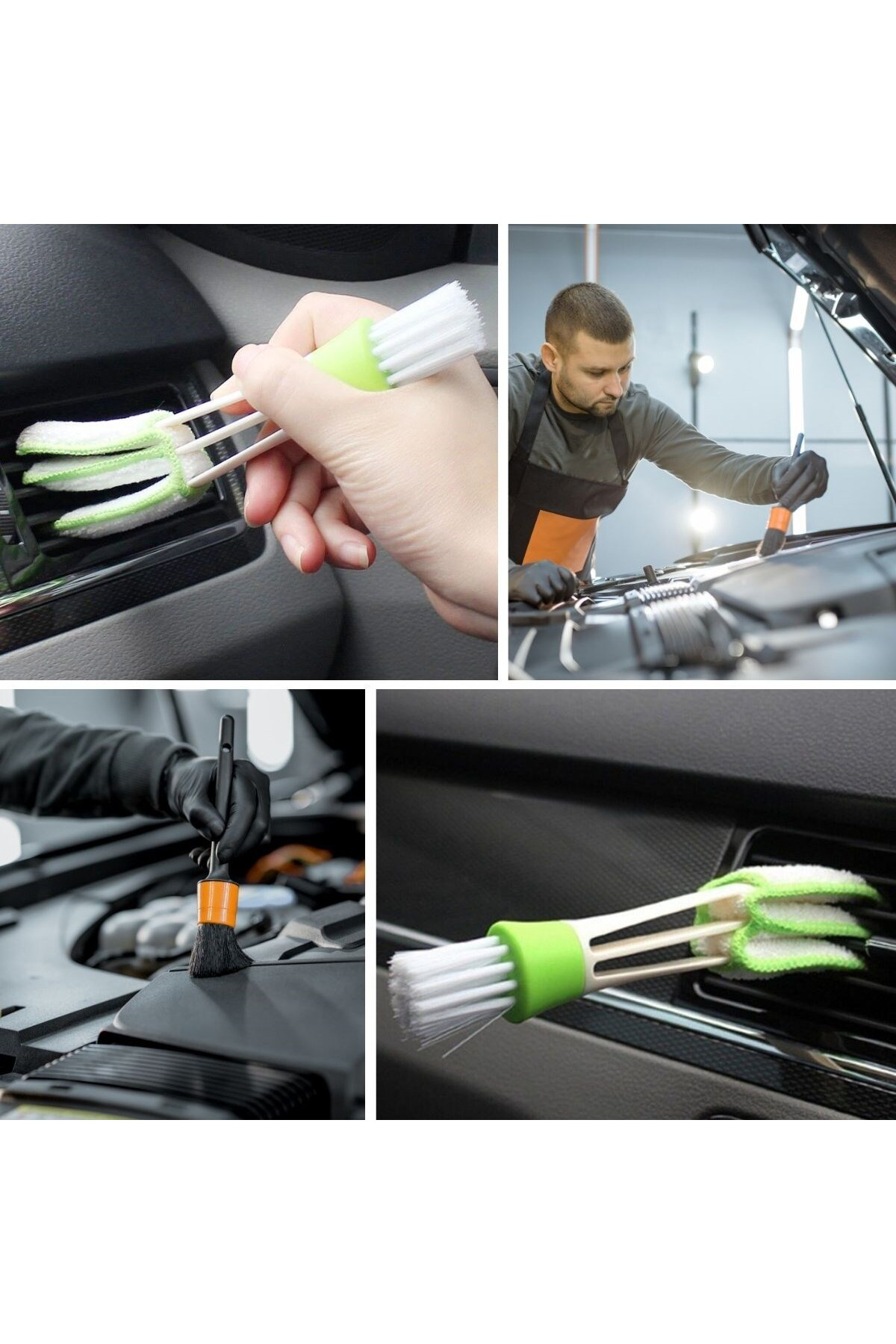 Ok Aksesuar Yumuşak Kıllı İç Ve Dış Temizlik İçin 5+1 Detaylı Araç Oto Temizl Ok Aksesuar Yumuşak Kıllı İç Ve Dış Temizlik İçin 5+1 Detaylı Araç Oto Temizl