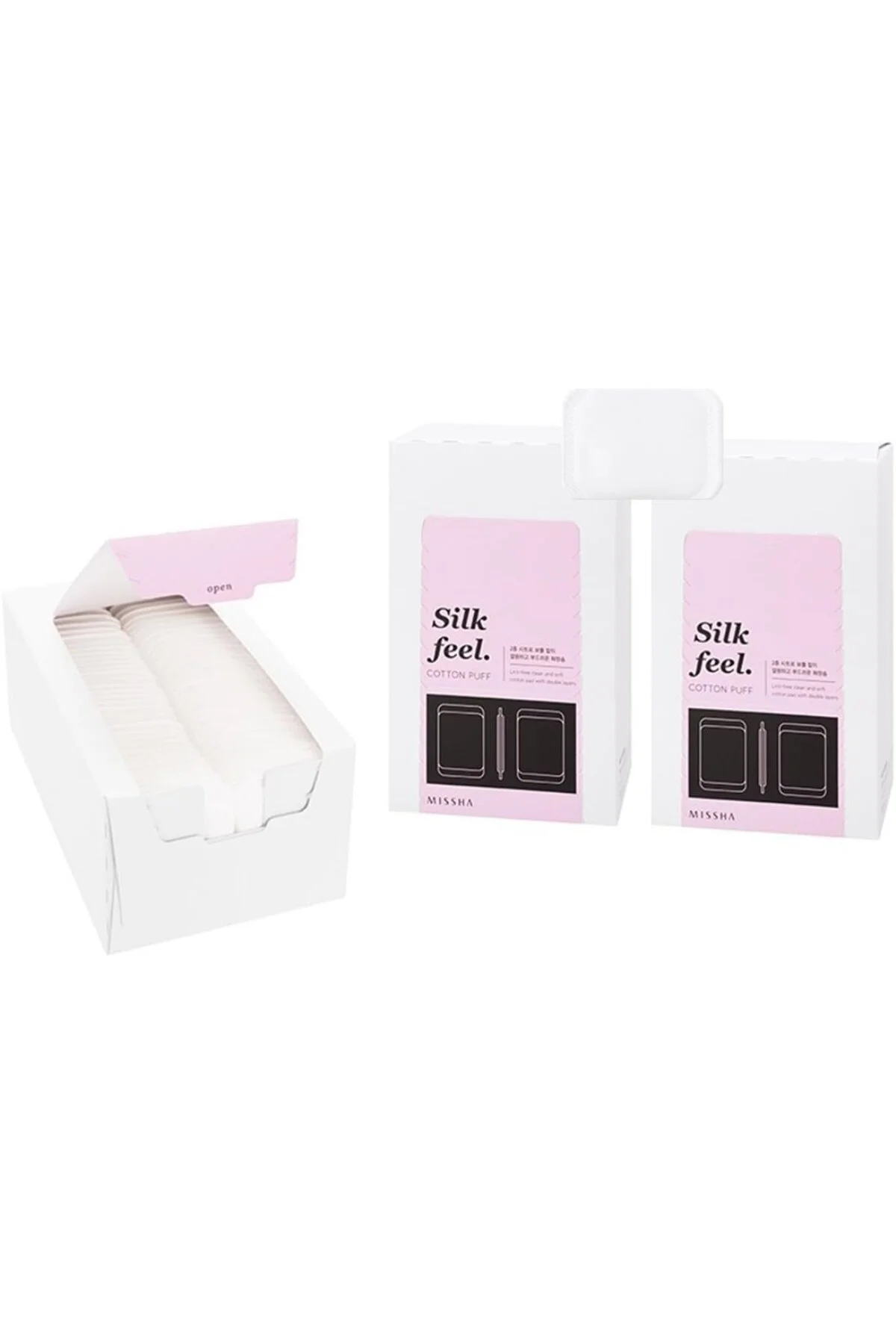 Yumuşak Makyaj Temizleme Pamuğu Silk Feel Cotton Puff (80ADET)