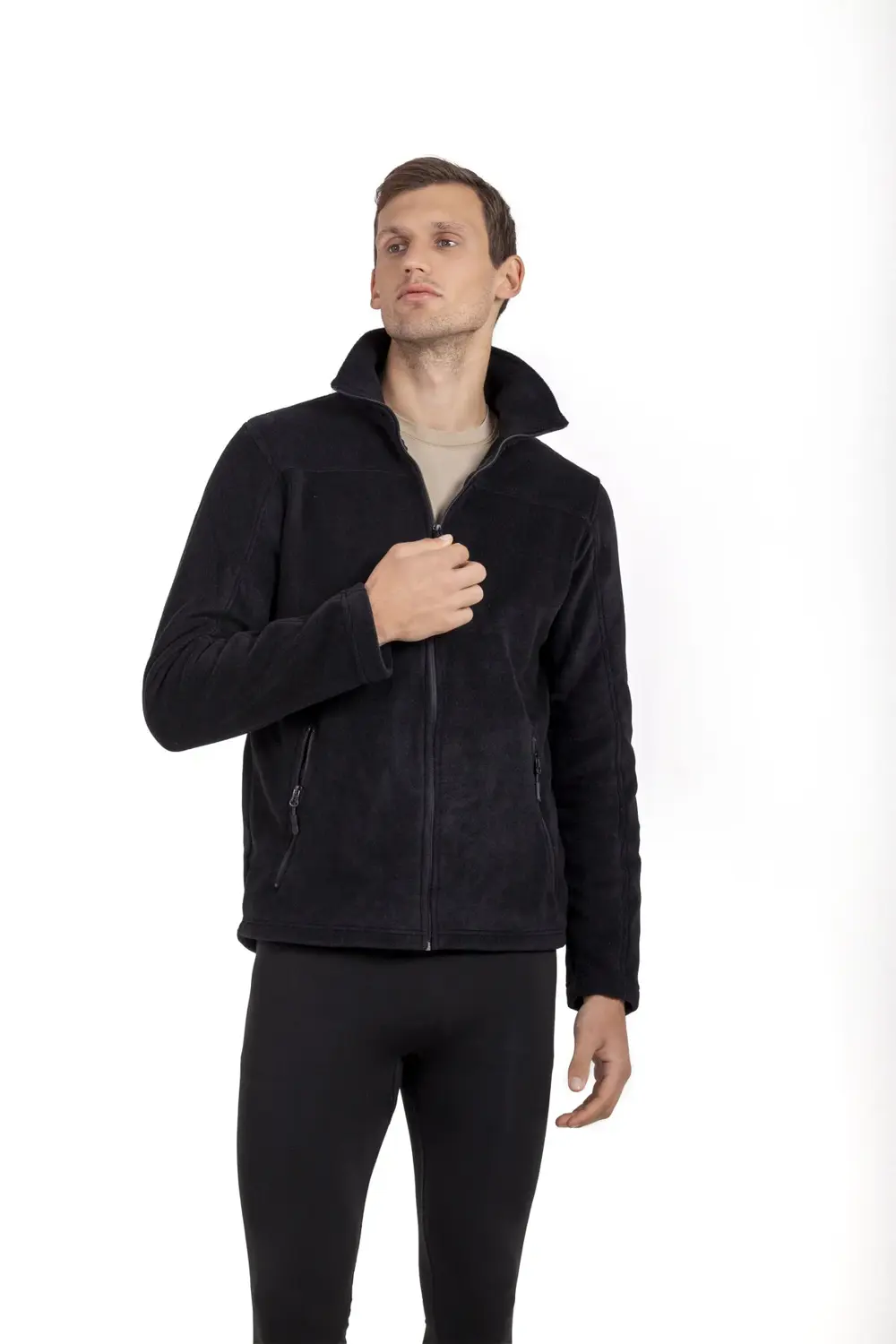 YUMUŞAK NEFES ALABİLİR KUMAŞ TAM ISI KORUMALI TAM FERMUAR CEPLİ T