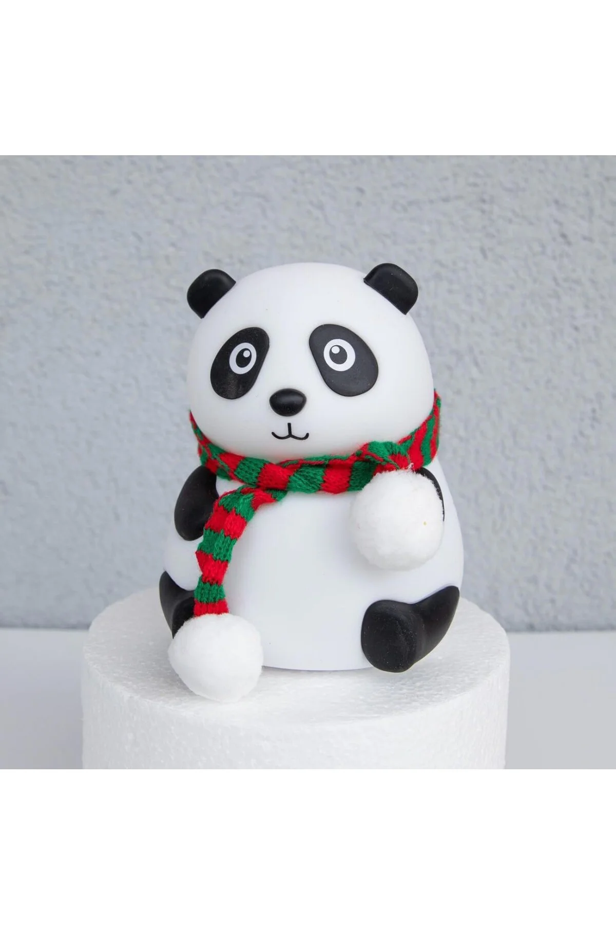 Yumuşak Silikon Panda Mini Gece Lambası Dekoratif Işık Derecesi A