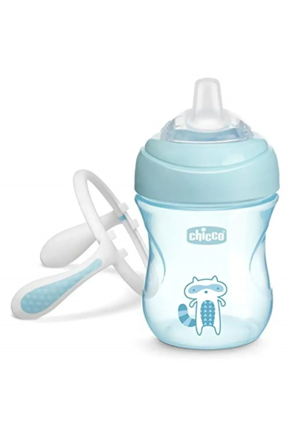 Yumuşak Uçlu Geçiş Bardağı 4 Ay 200 ml - Mavi