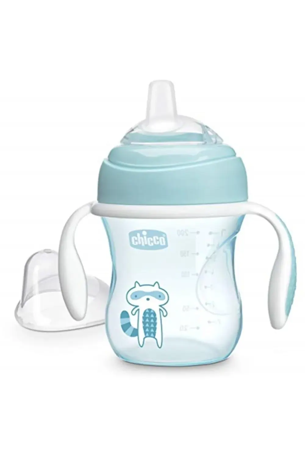 Yumuşak Uçlu Geçiş Bardağı 4 Ay 200 ml - Mavi