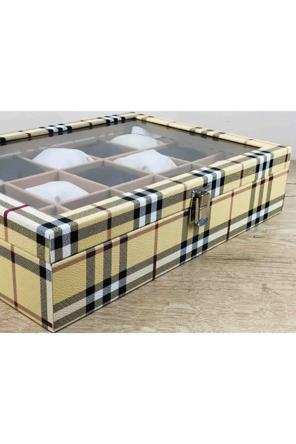 Yumuşak Yastıklı El Işi Burberrys Sarısı 15 Farklı Saat Koyabilec