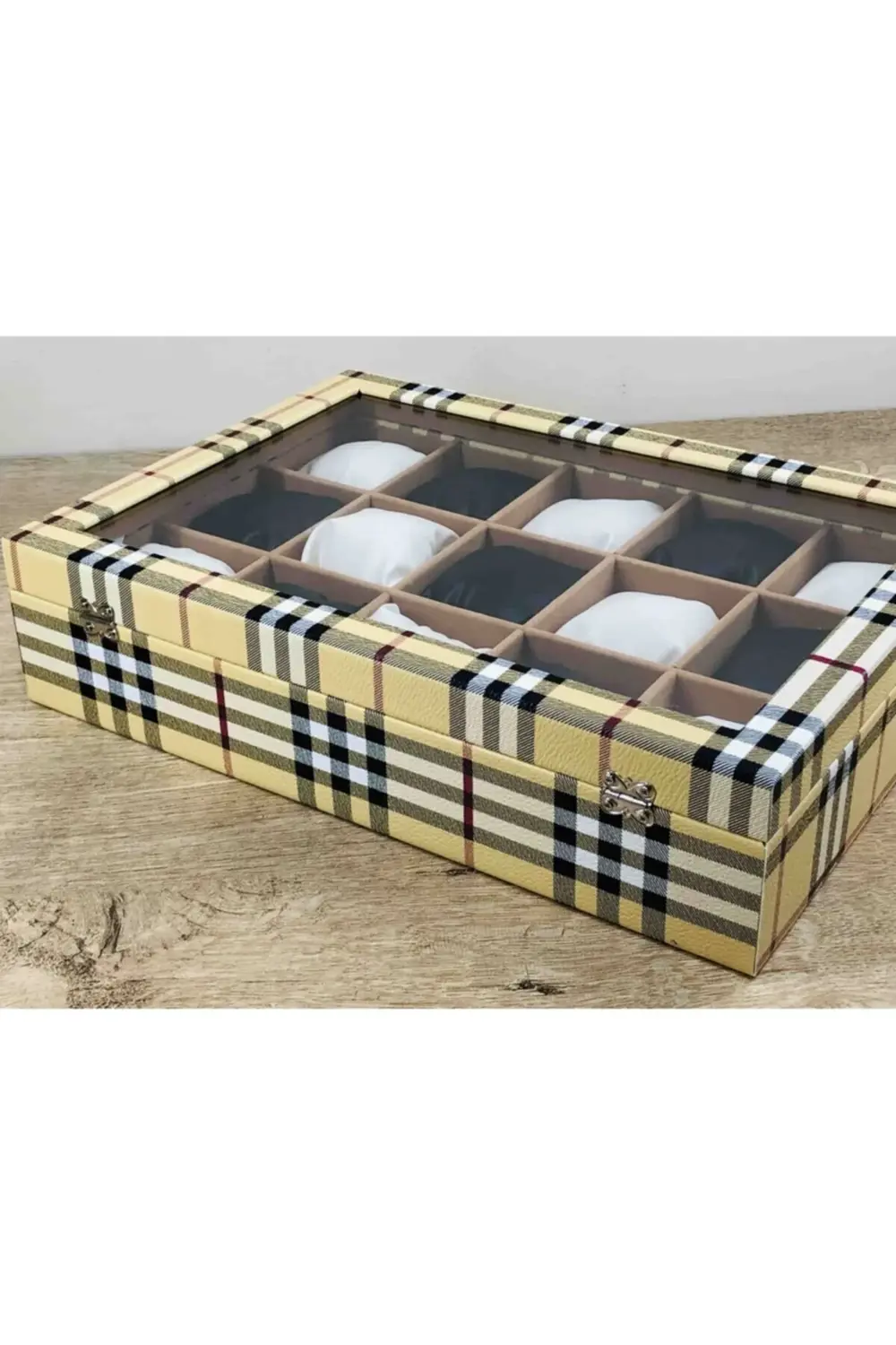 Yumuşak Yastıklı El Işi Burberrys Sarısı 15 Farklı Saat Koyabilec