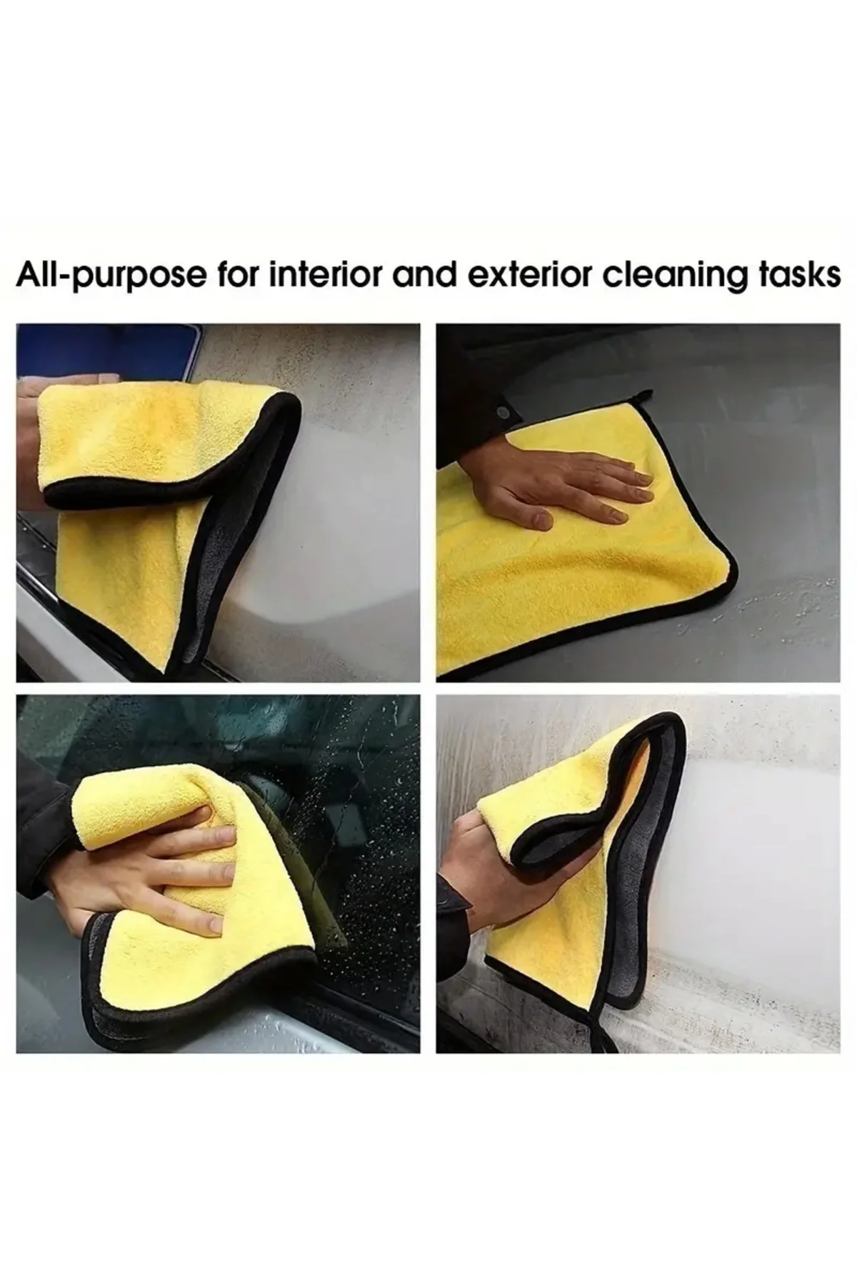 Yünlü Hassas Araba Yıkama Ve Temizlik Bezi - Lisinya