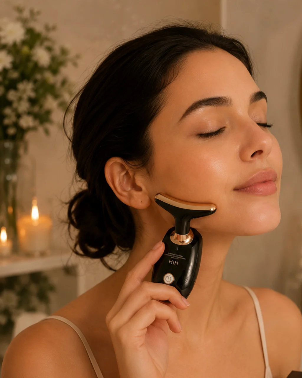 Yunus Başlıklı Titreşimli Yüz Ve Boyun Bakım Masaj Aleti - Lisinya Diğer