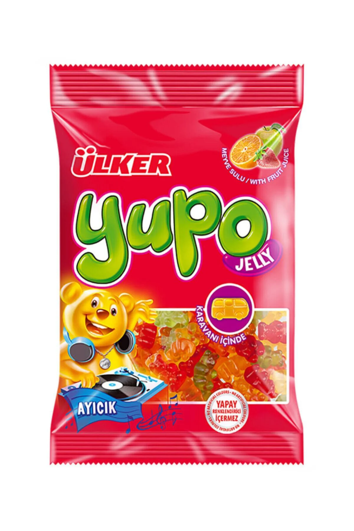 Yupo Jelly Ayıcık 80 Gr X 10 Adet