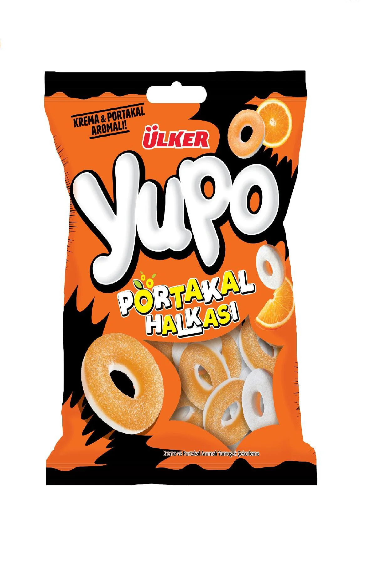 YUPO Jelly Portakal Halkası Jelibon - 70 gram - 24 Adet